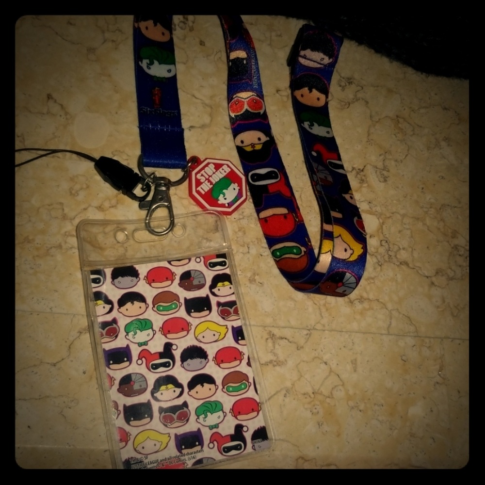 Six Flags Justice League Lanyard